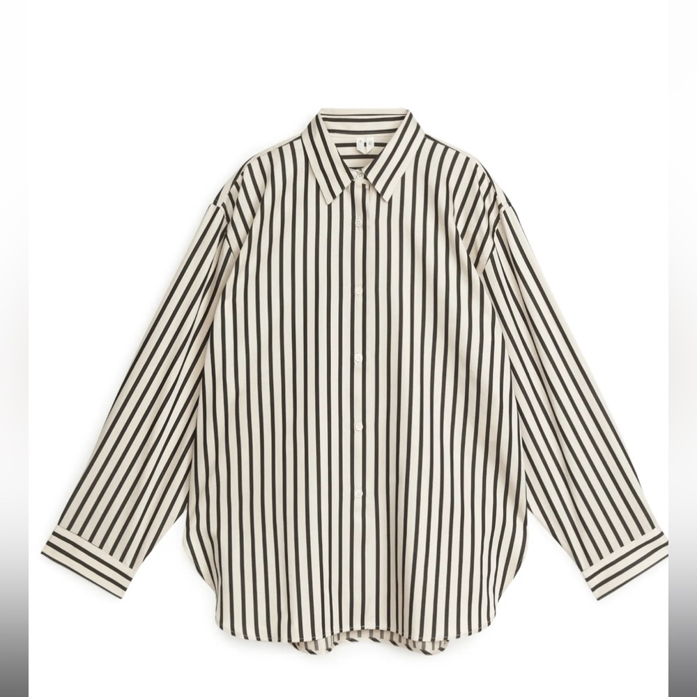 New with tags Arket Relaxed Poplin Shirt UK12/US8